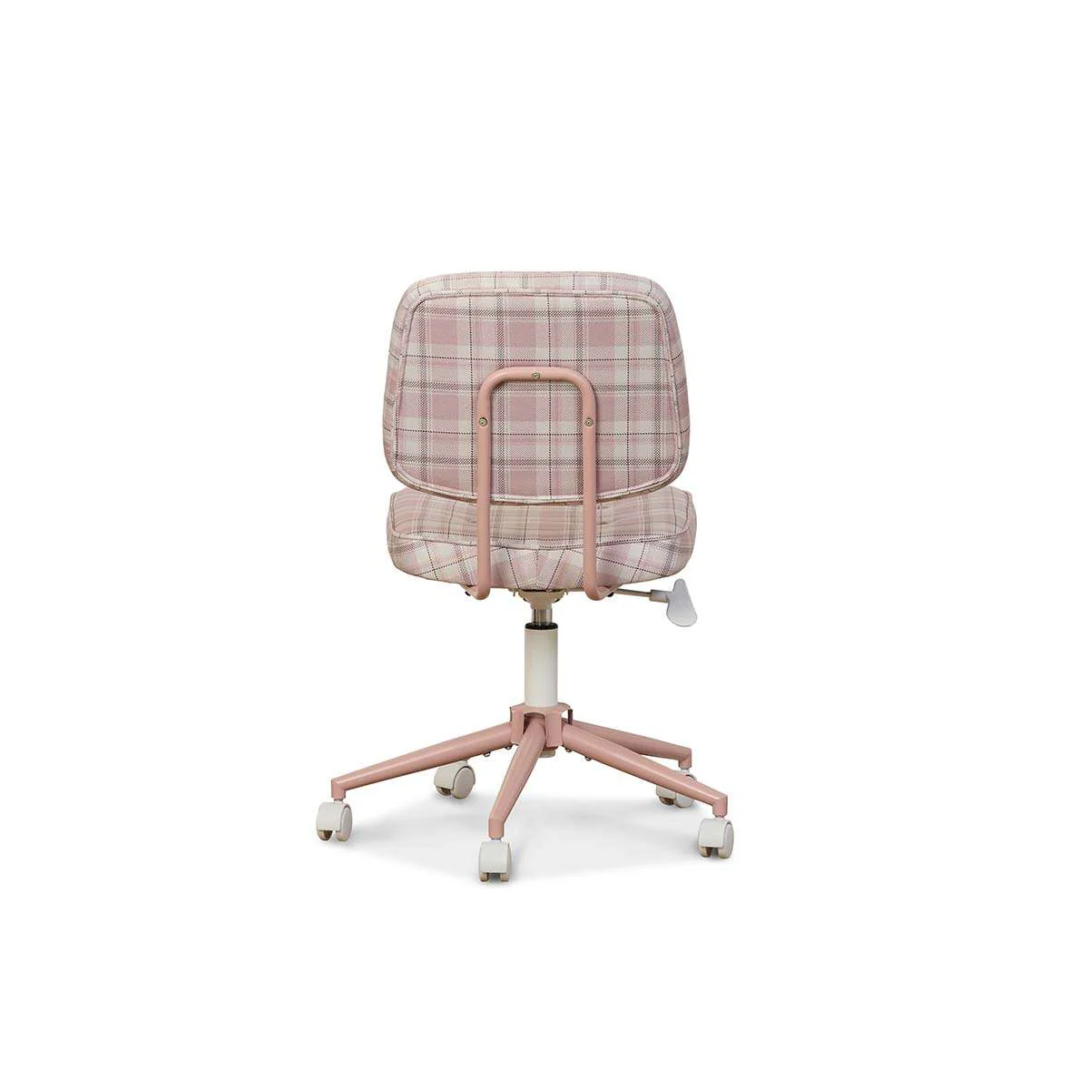 Milly Desk Chair - Pink Plaid - Image 8