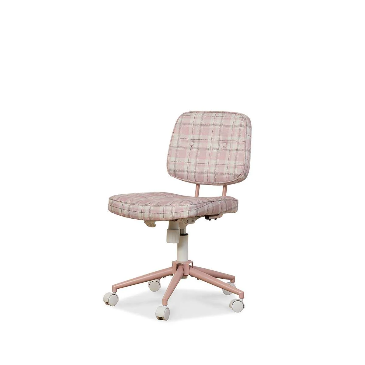 Milly Desk Chair - Pink Plaid - Image 9