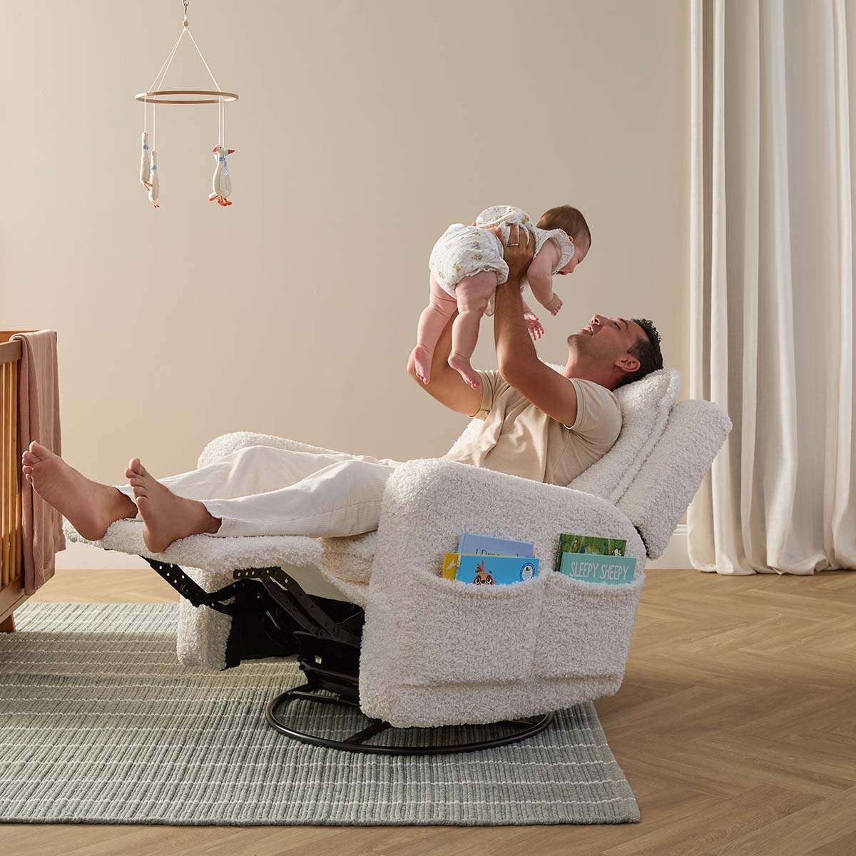 Milo Teddy Recliner and Swivel Chair - Image 3