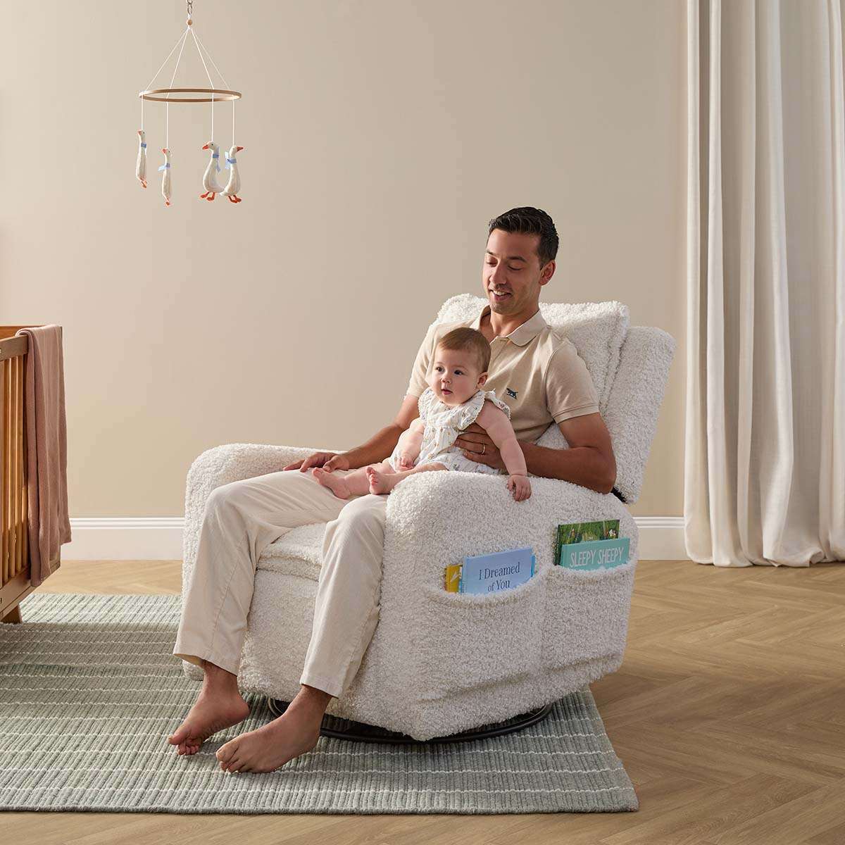 Milo Teddy Recliner and Swivel Chair - Image 6