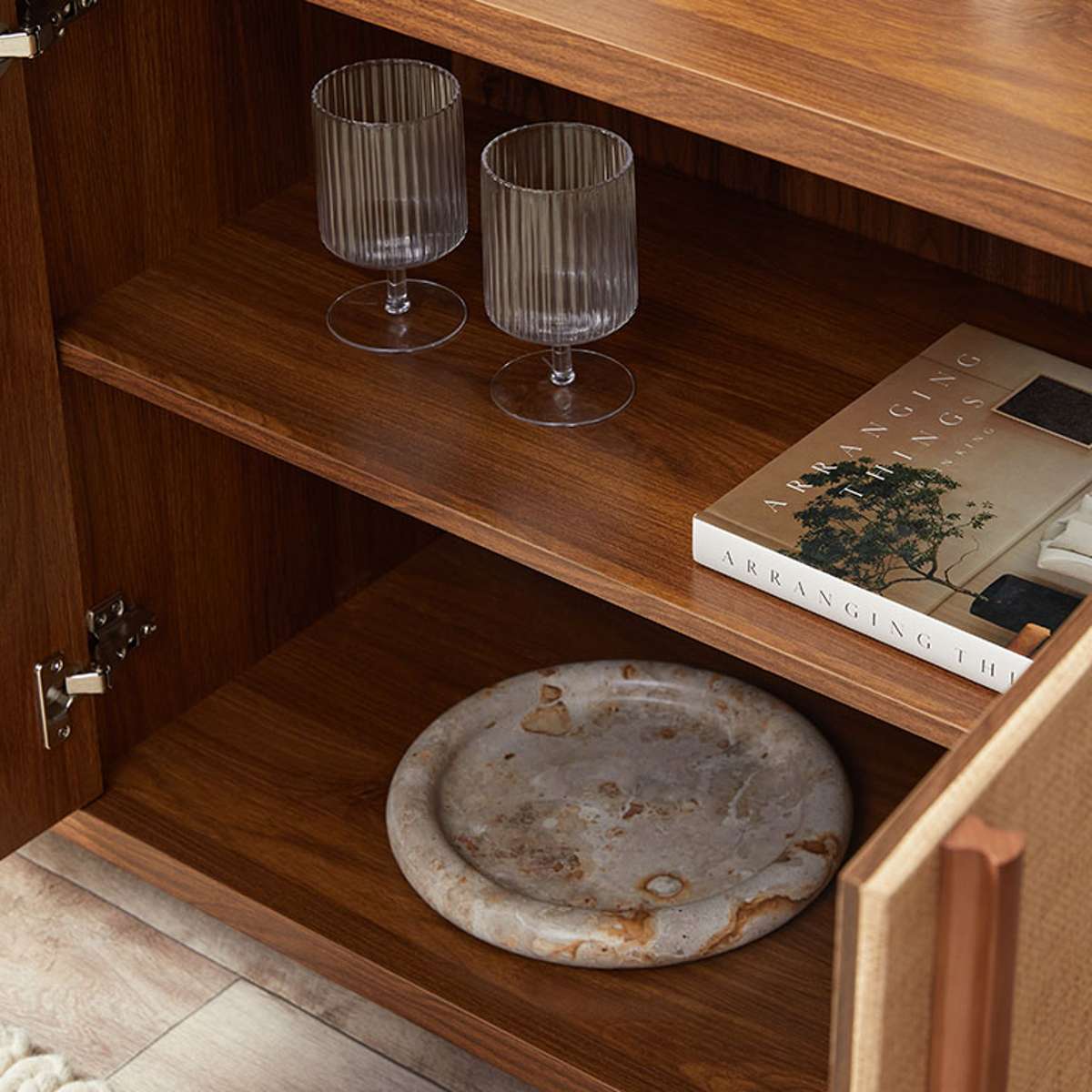 Minato Textured Buffet - Walnut - Image 8