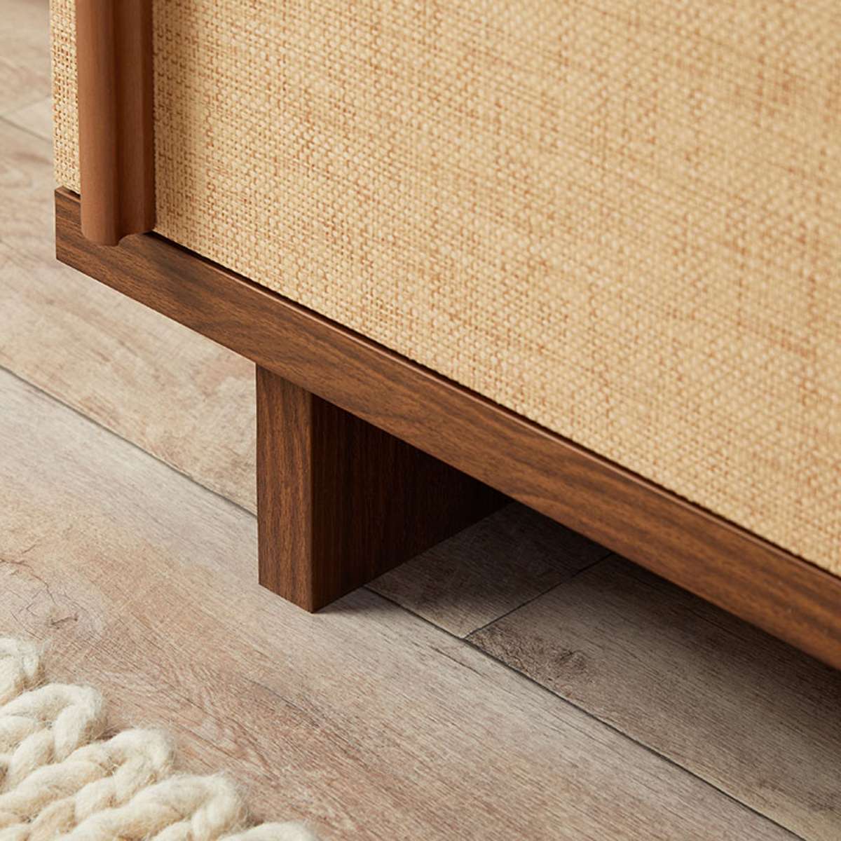 Minato Textured Six Drawer - Walnut - Image 10