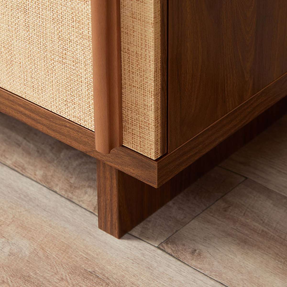 Minato Textured Six Drawer - Walnut - Image 8