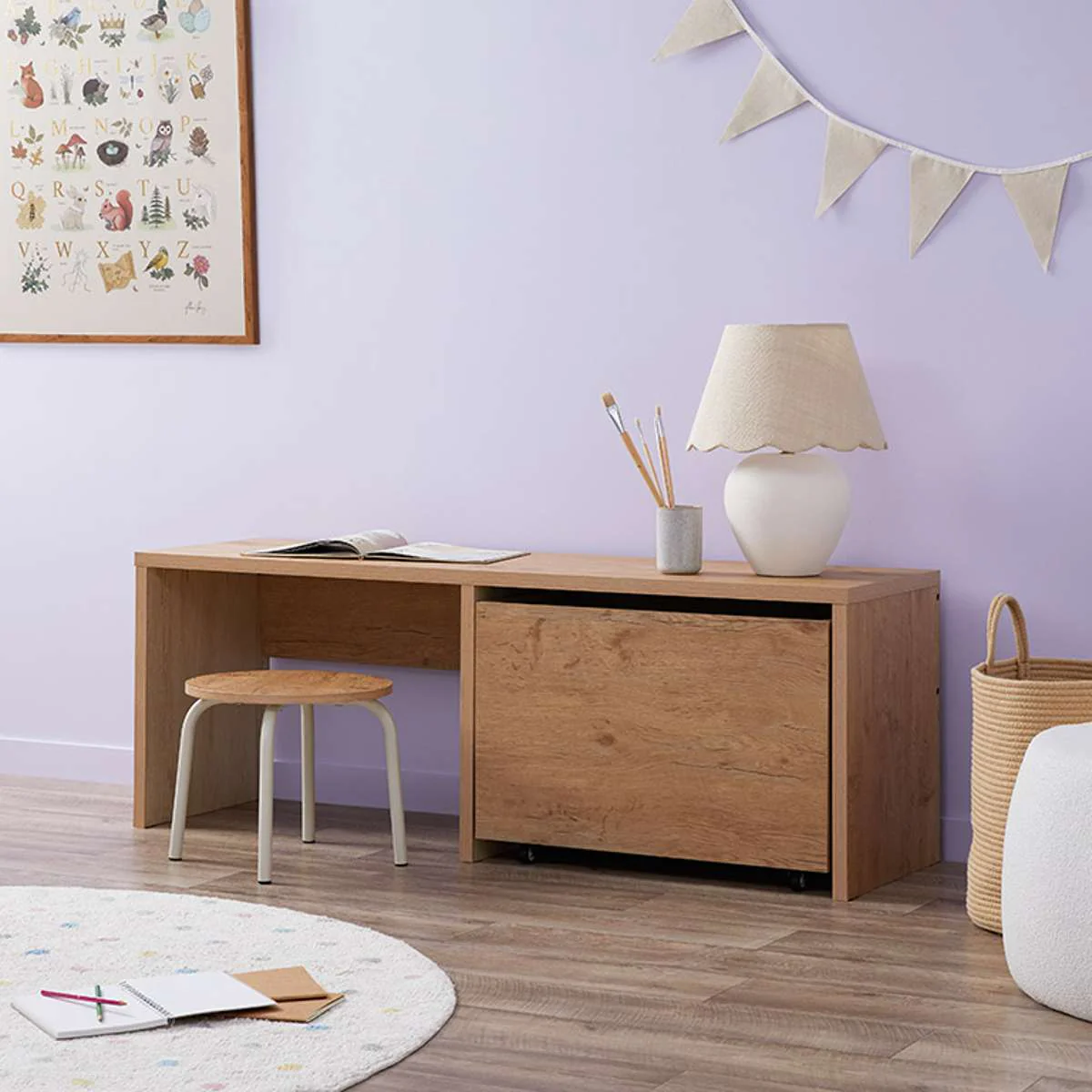 Mini Brixton Play Table with Storage Tub - Image 4