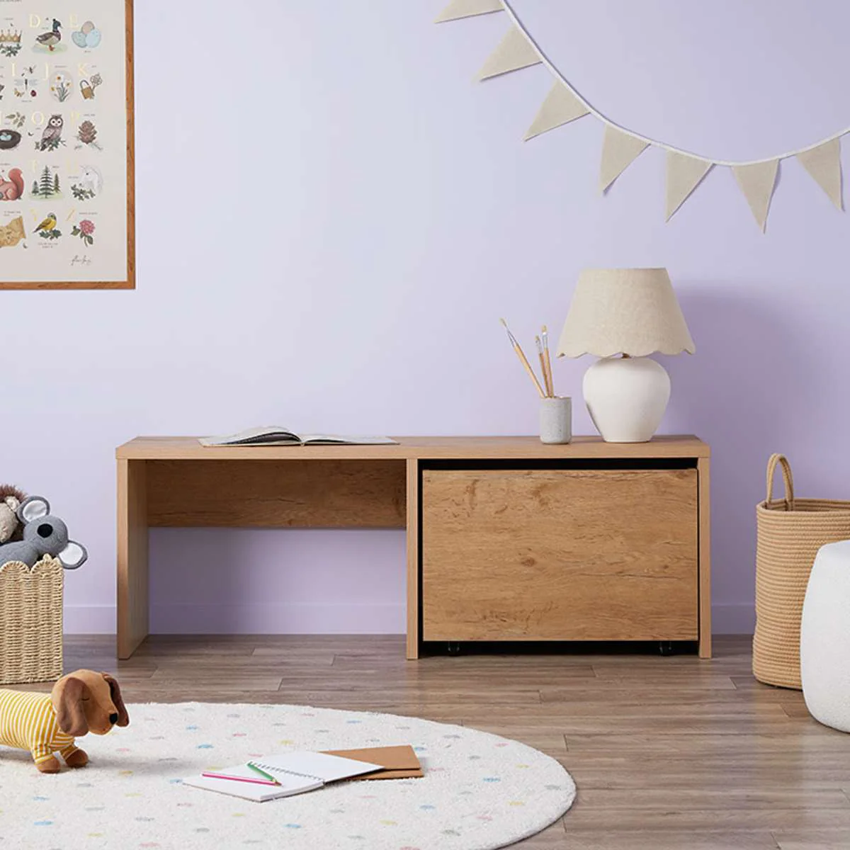 Mini Brixton Play Table with Storage Tub - Image 5