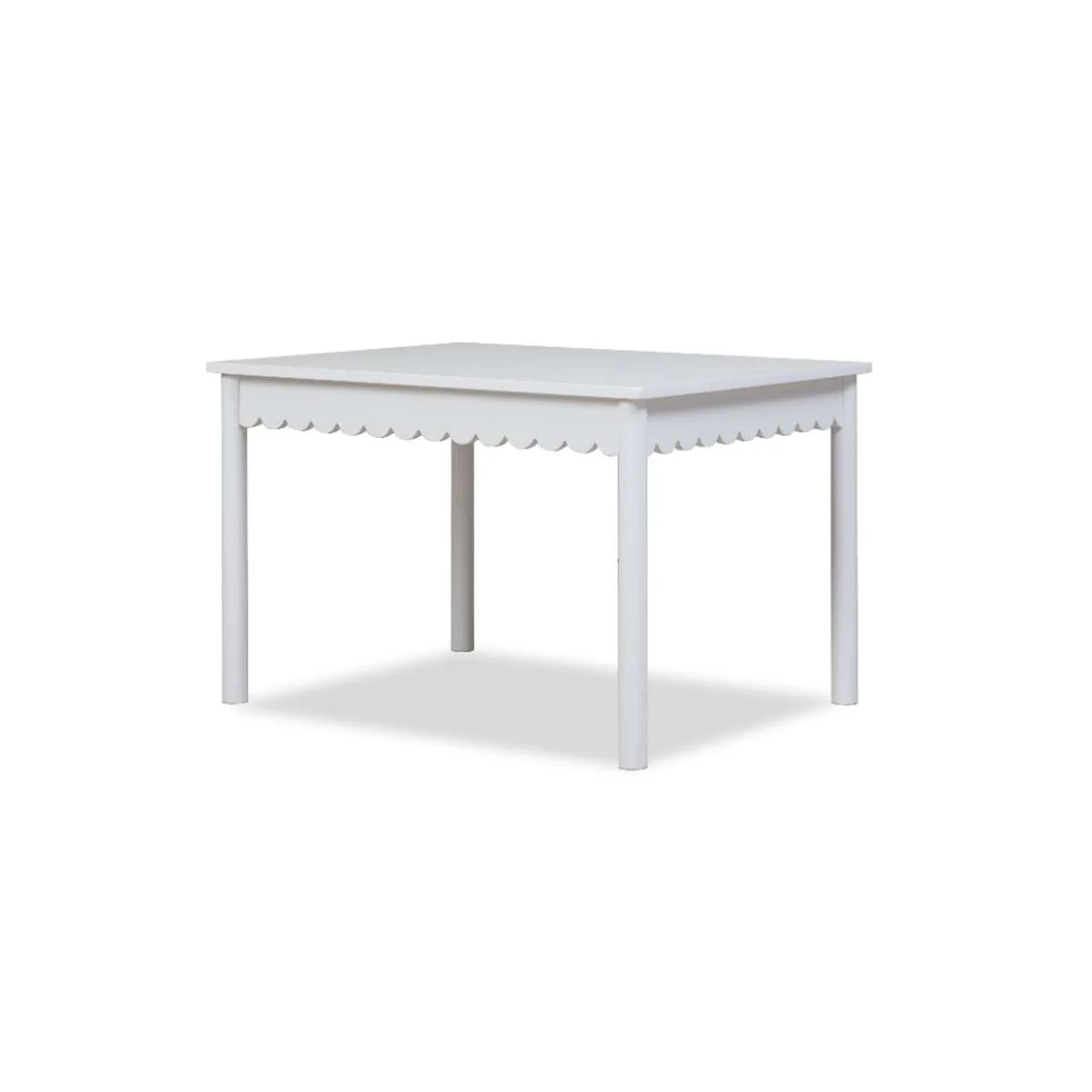 Mini Maisie Scalloped Play Table - White - Image 10