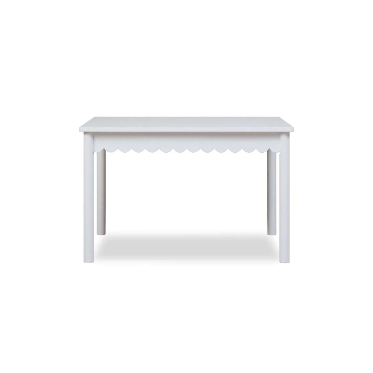 Mini Maisie Scalloped Play Table - White - Image 9