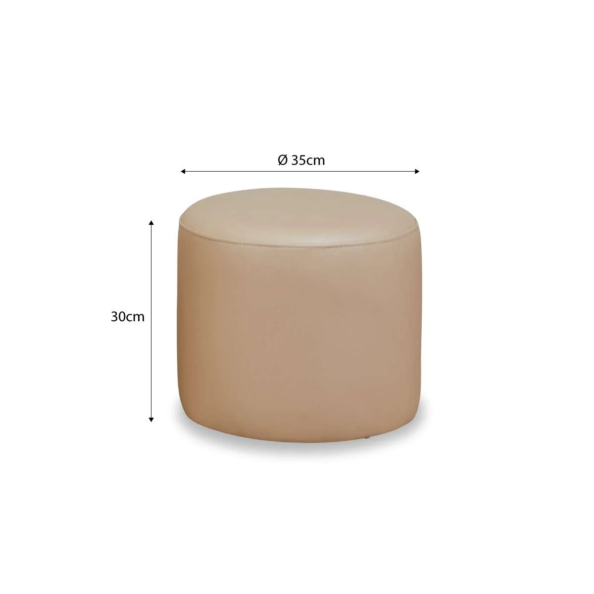 Mini Moo Stool - Set of Two - Beige - Image 9