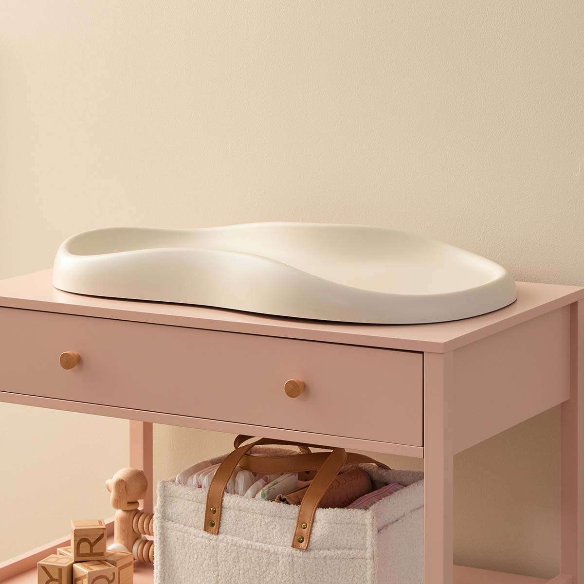 Mocka Baby Wipe Clean Change Pad - Beige - Image 5
