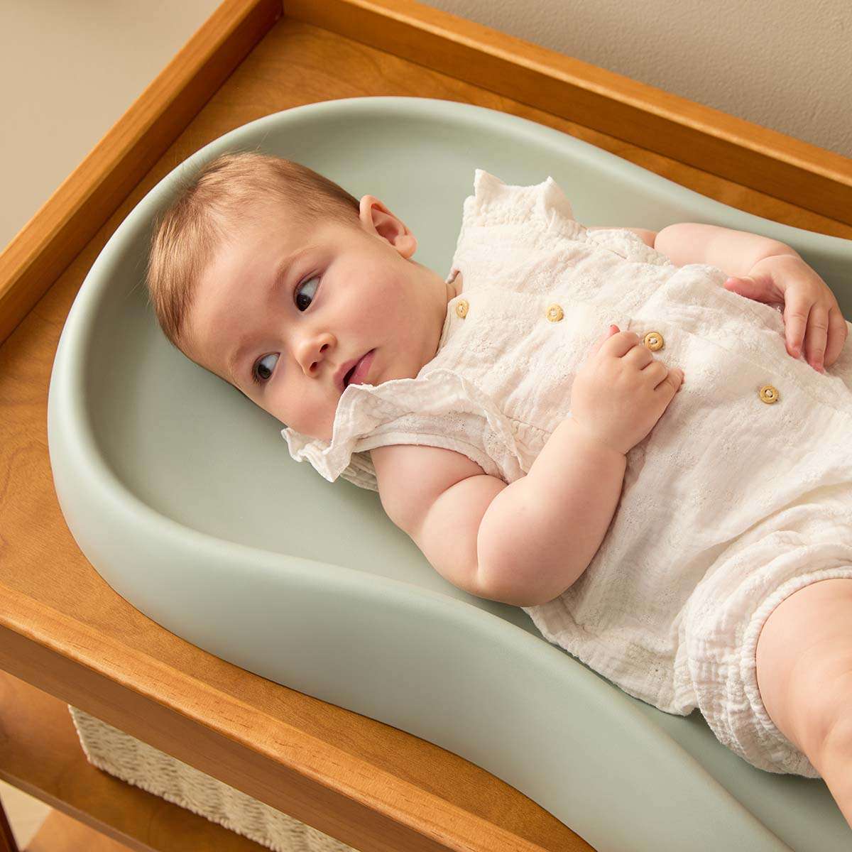 Mocka Baby Wipe Clean Change Pad - Green - Image 6