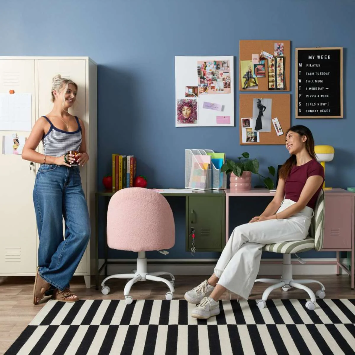 Nolan Office Chair - Pink - Image 3