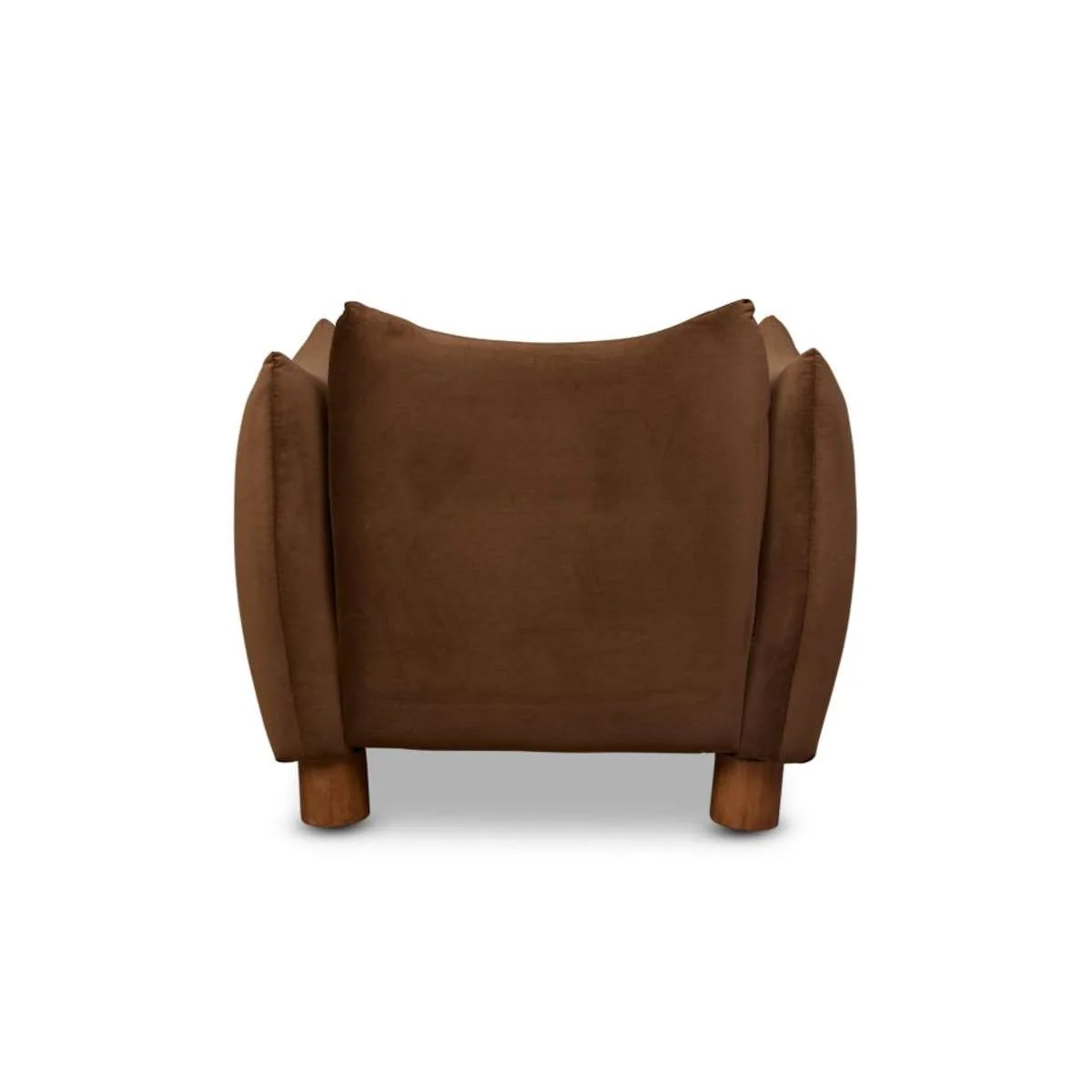 Monte Velvet Occasional Chair - Chocolate - Image 15