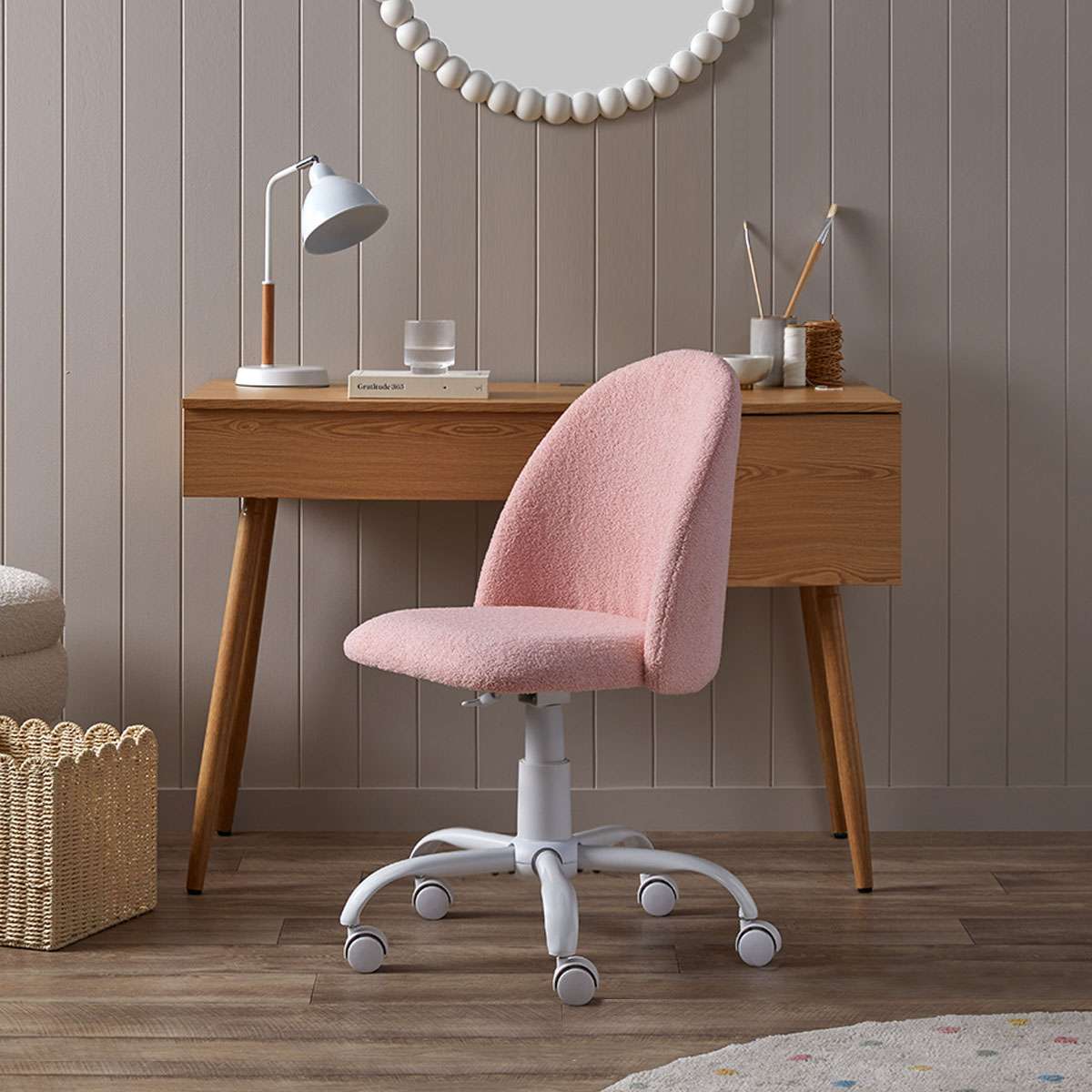 Nolan Office Chair - Pink - Image 4