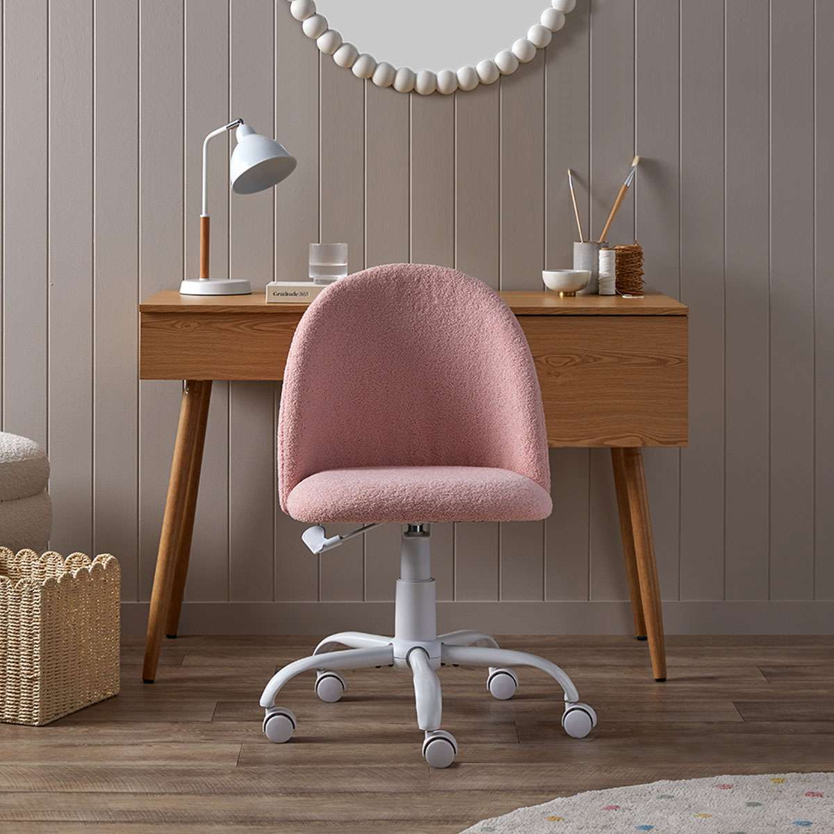 Nolan Office Chair - Pink - Image 7