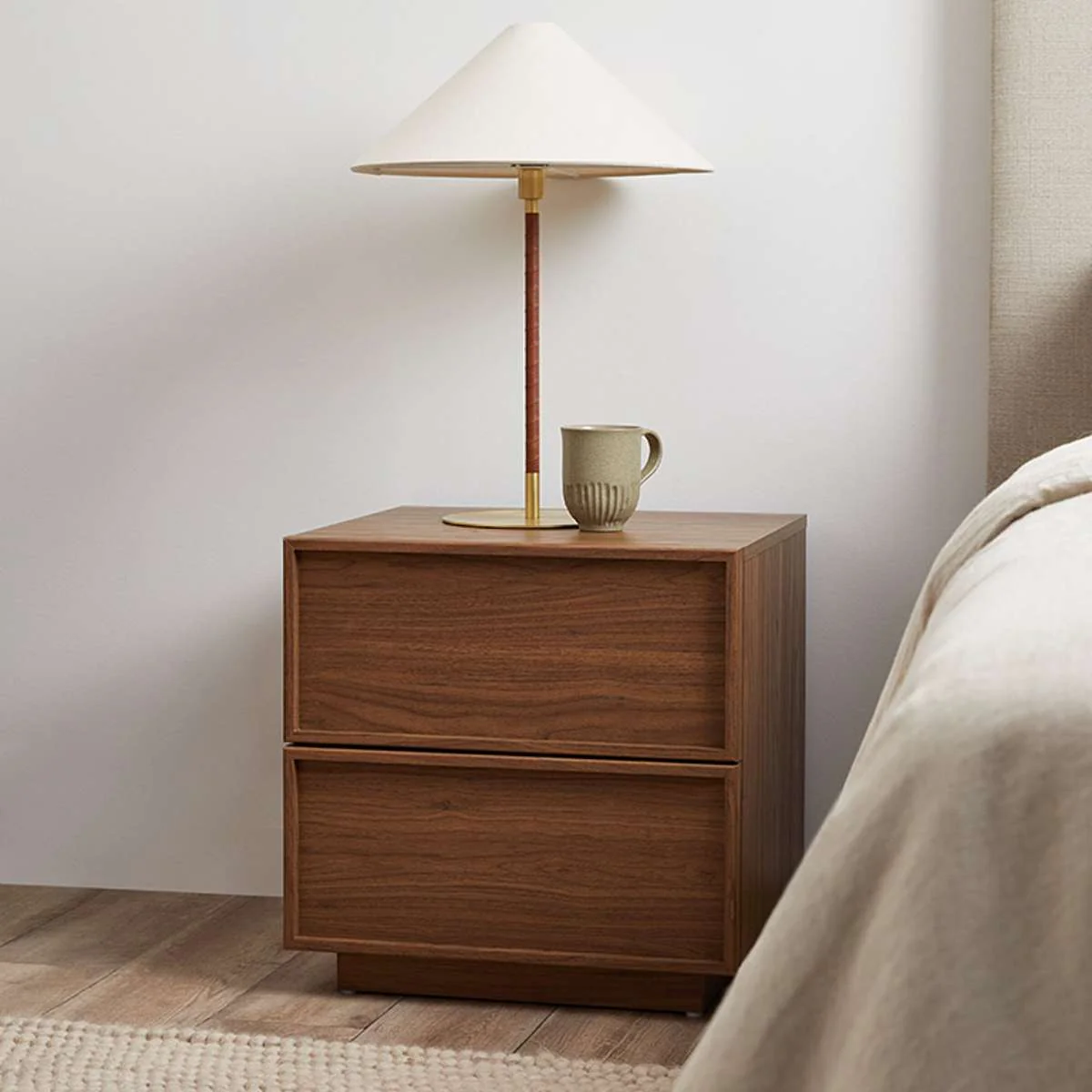 Osaka Bedside Table - Walnut - Image 10