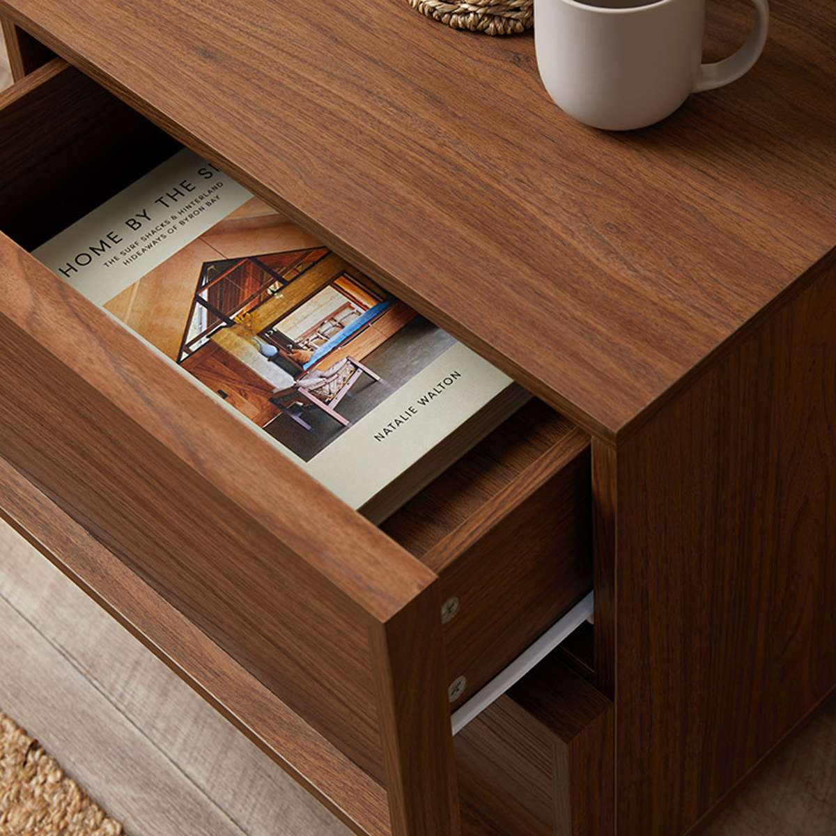 Osaka Bedside Table - Walnut - Image 5