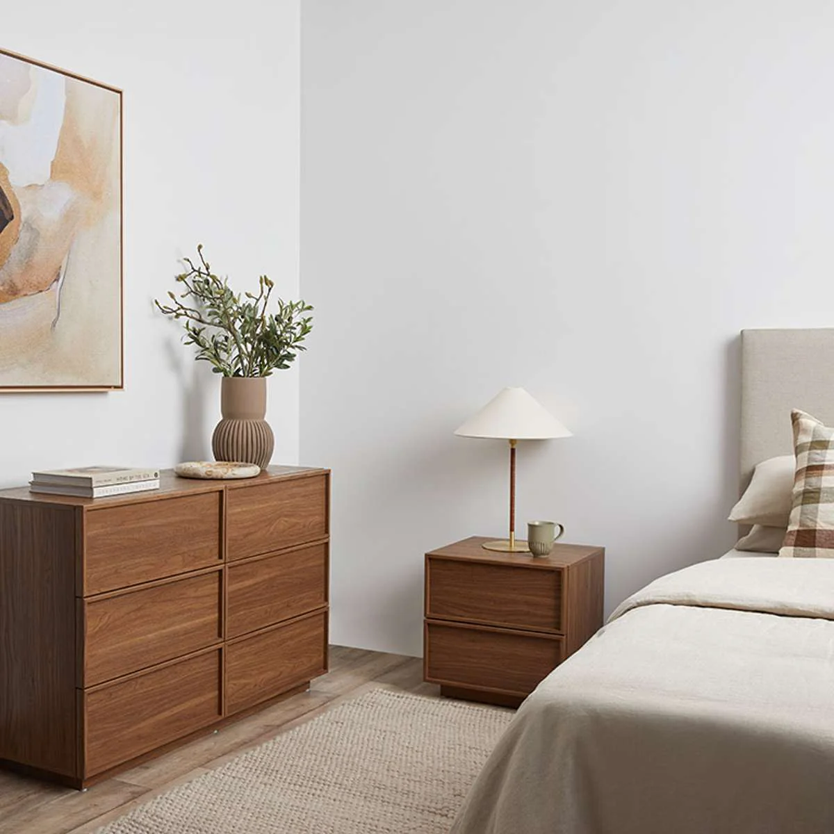 Osaka Bedside Table - Walnut - Image 9