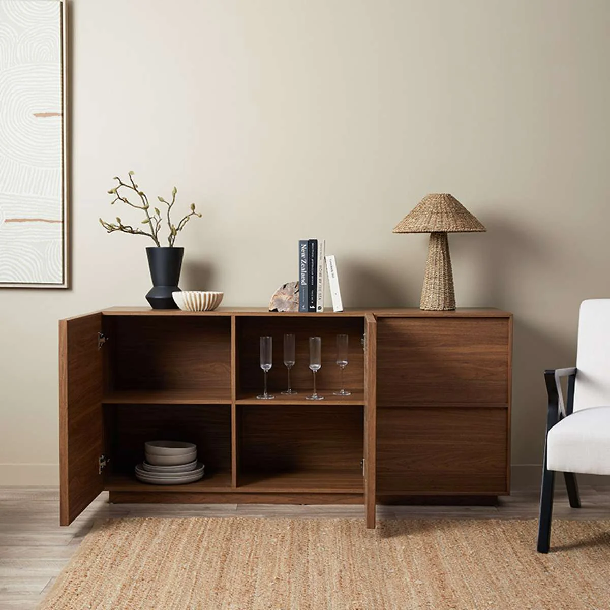 Osaka Buffet - Walnut - Image 3