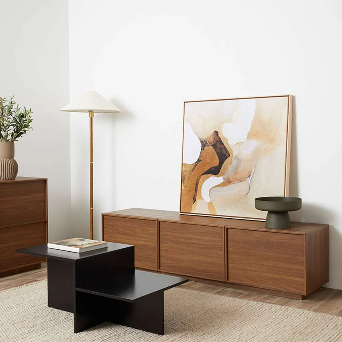 Osaka Entertainment Unit - Walnut - Image 10