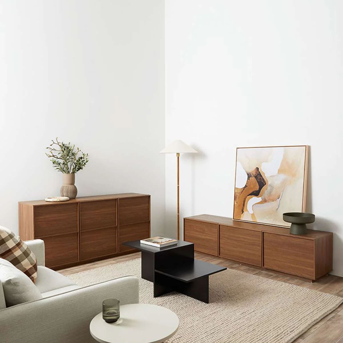 Osaka Entertainment Unit - Walnut - Image 11