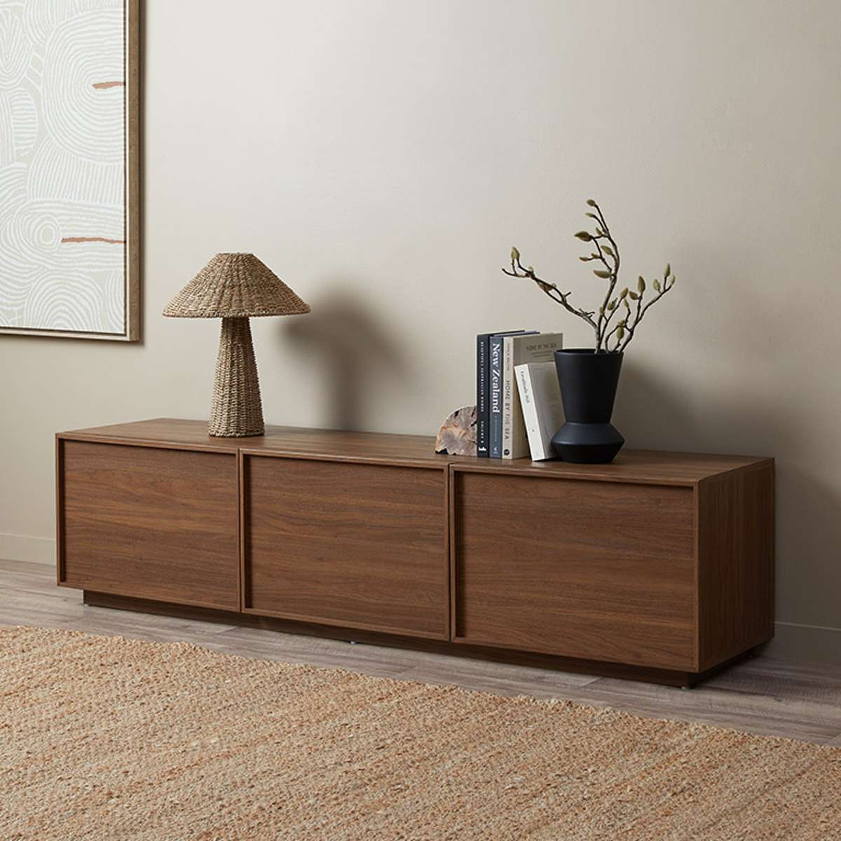 Osaka Entertainment Unit - Walnut - Image 3