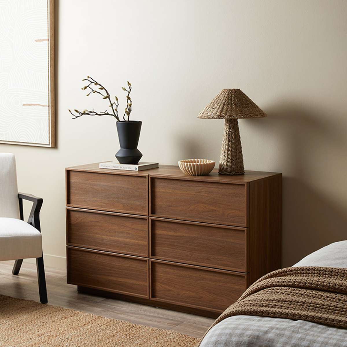 Osaka Six Drawer - Walnut - Image 3