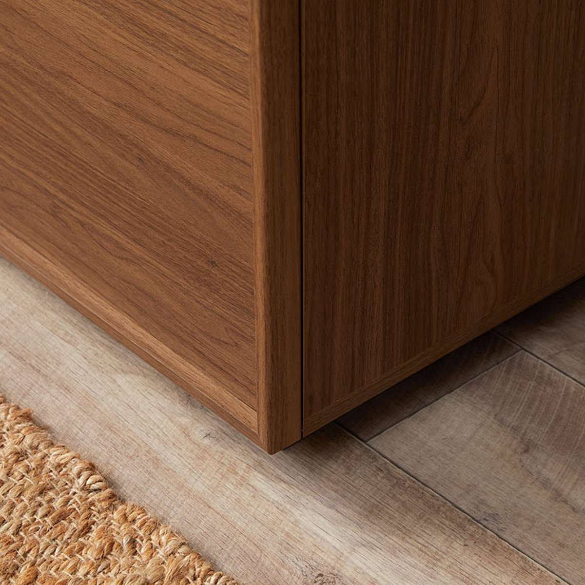Osaka Two Door Cabinet - Walnut - Image 9