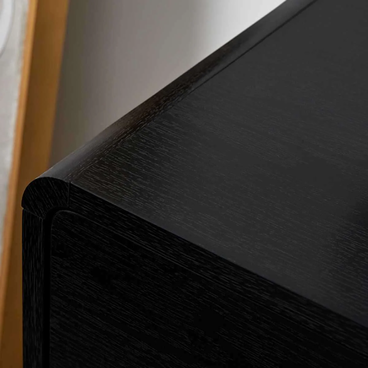 Owen Bedside Table - Black - Image 6