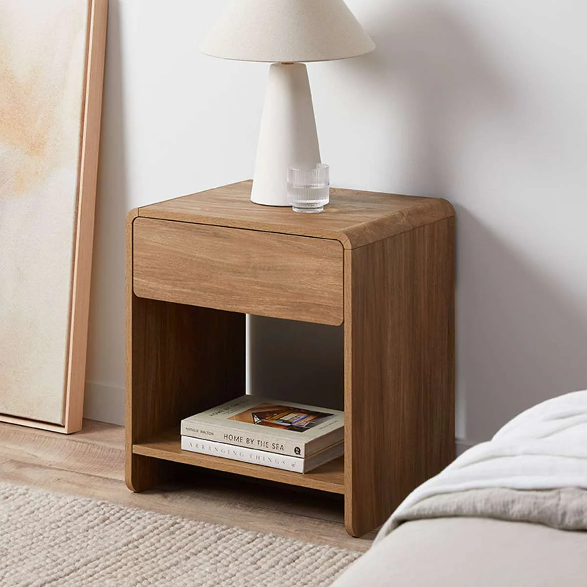 Owen Bedside Table - Walnut - Image 3