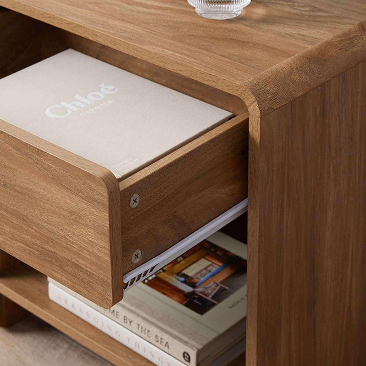 Owen Bedside Table - Walnut - Image 5