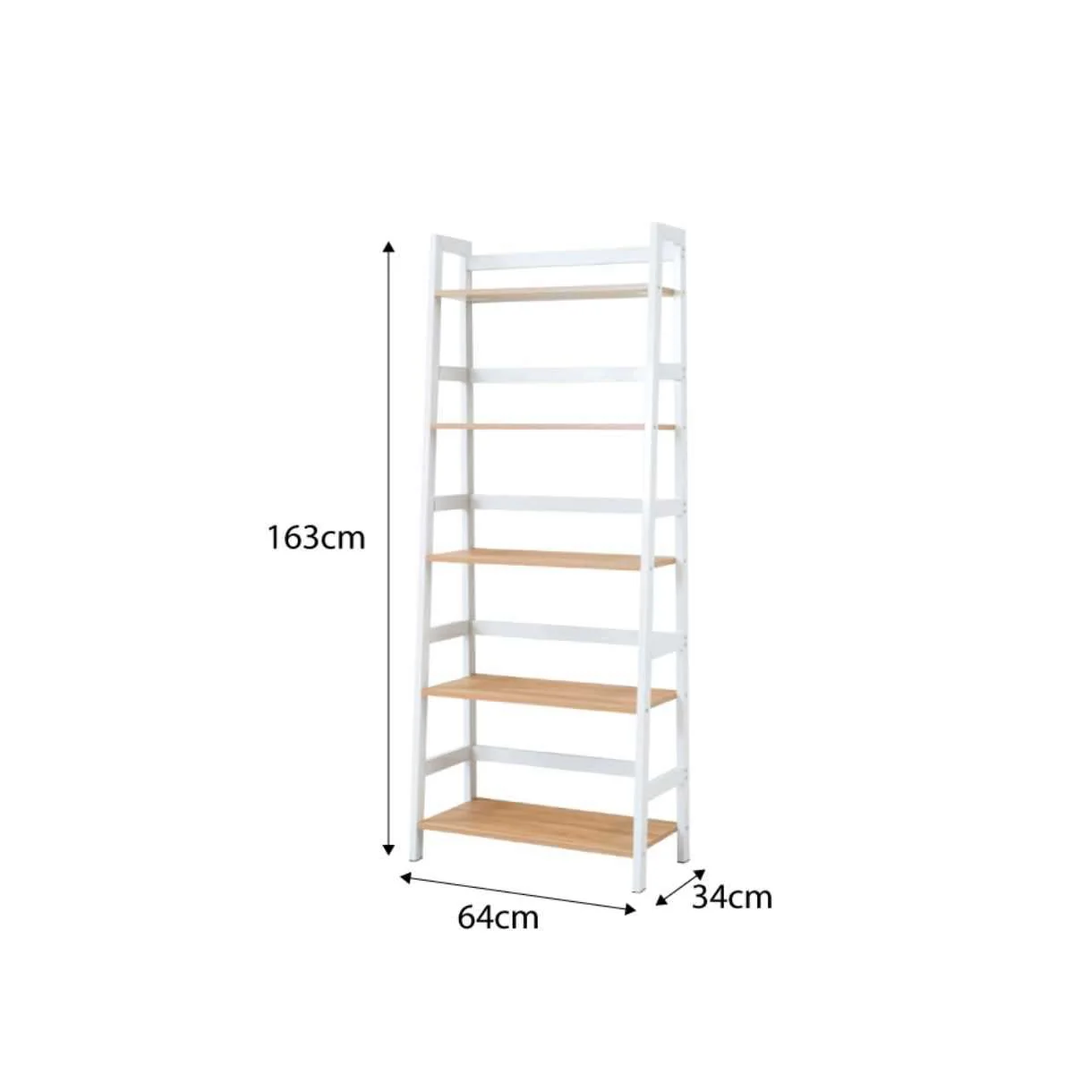 Porto Five Shelves - White - Image 9