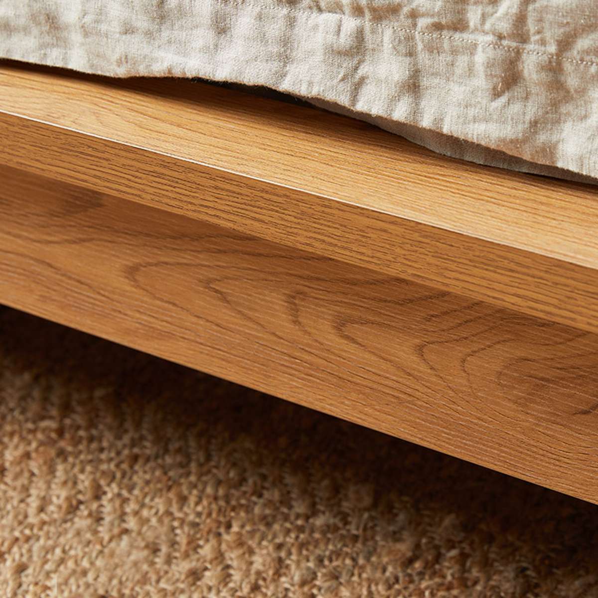 Queen Bed Base - Natural - Image 10