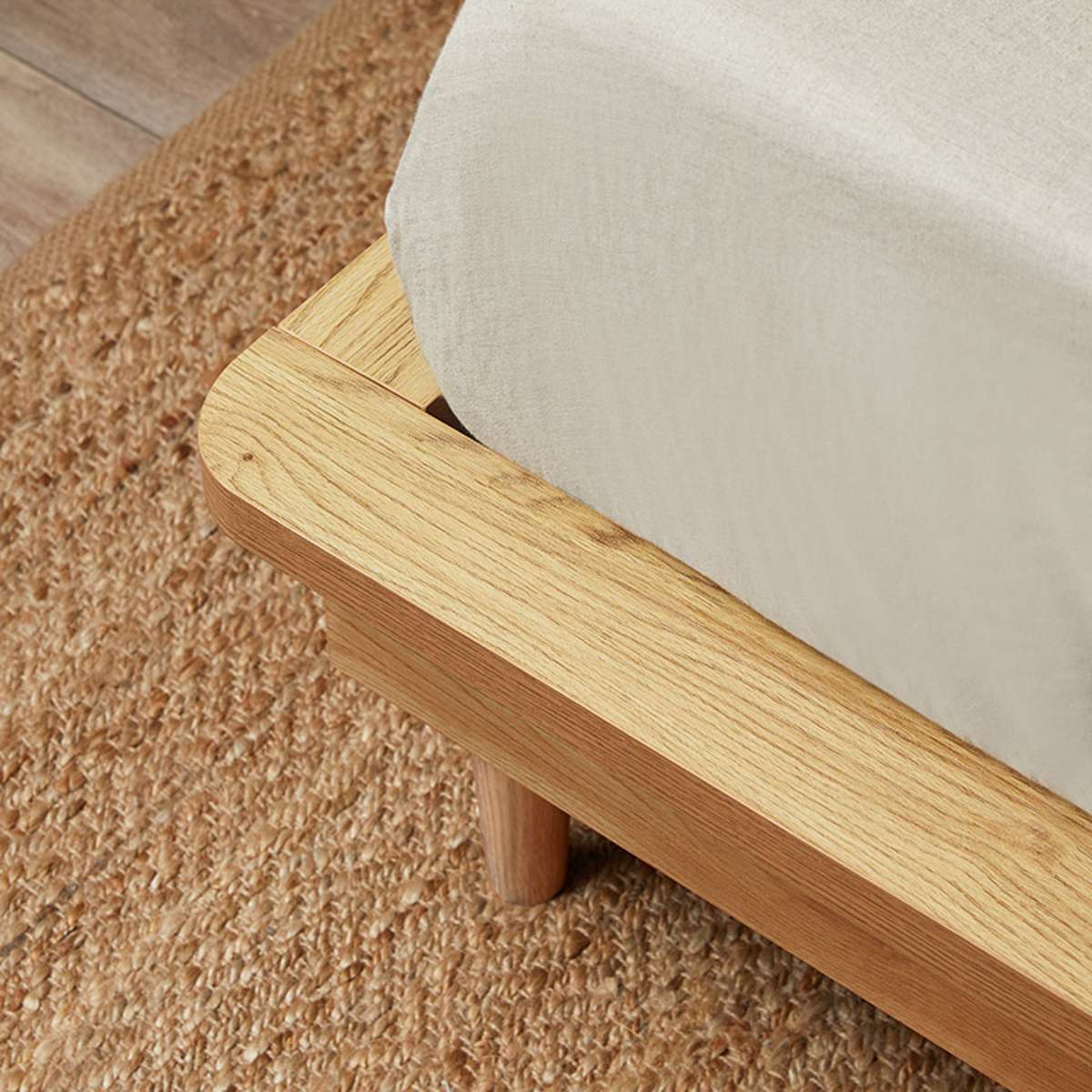 Queen Bed Base - Natural - Image 5