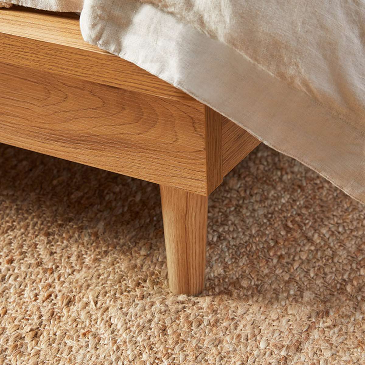 Queen Bed Base - Natural - Image 6
