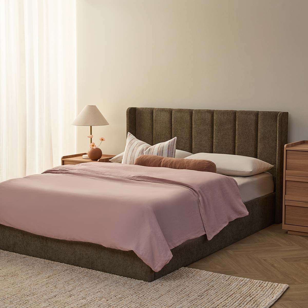 Quinn Storage Queen Bed - Dark Green - Image 3