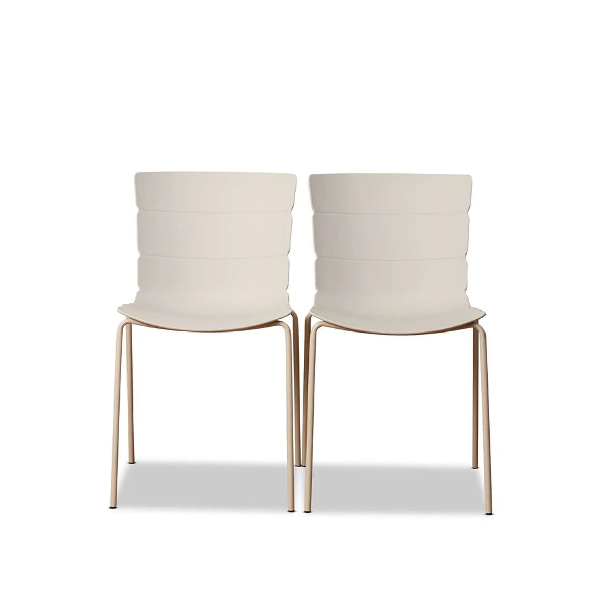 Ravello Indoor/Outdoor Dining Chair - Set of Two - Beige - Image 8