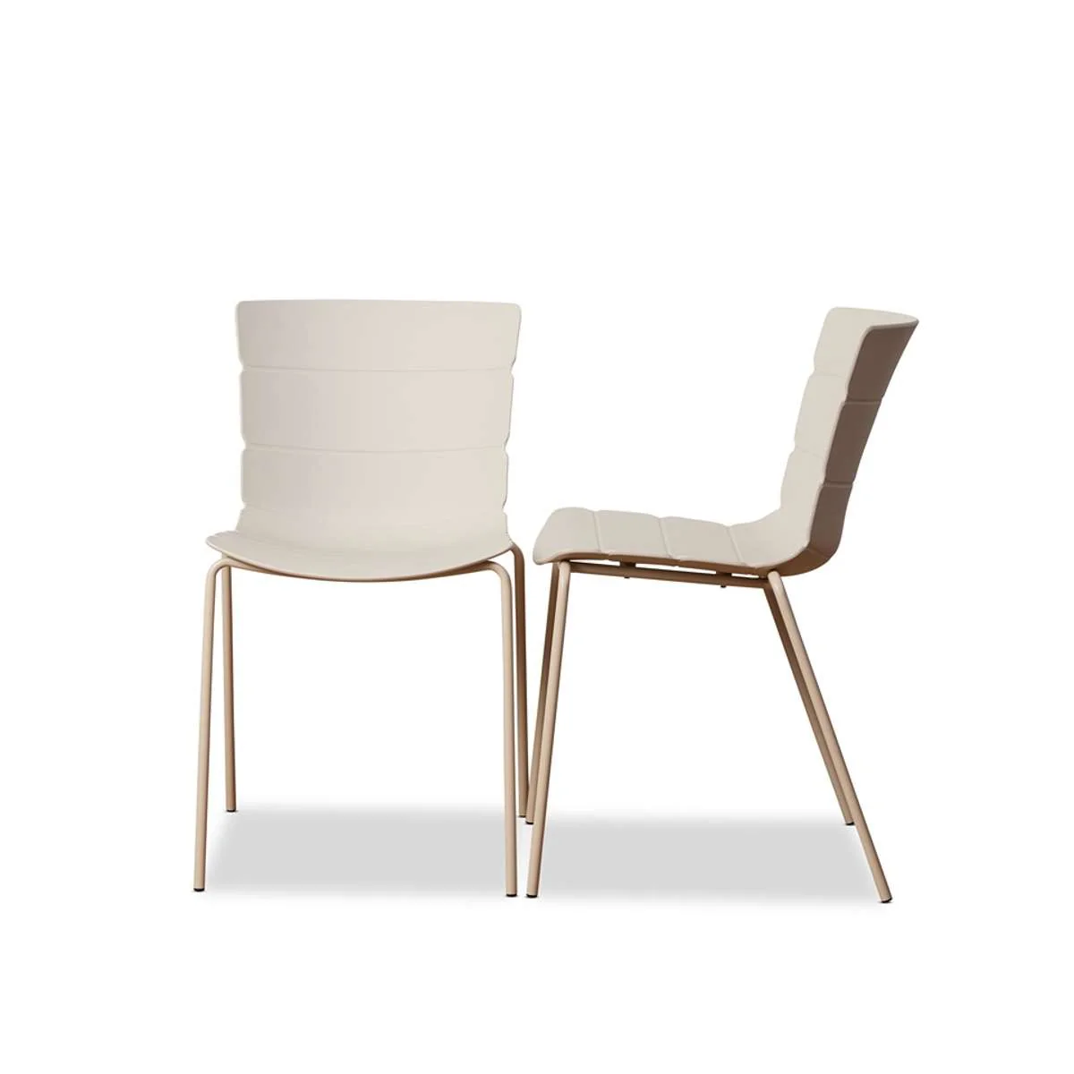 Ravello Indoor/Outdoor Dining Chair - Set of Two - Beige - Image 9