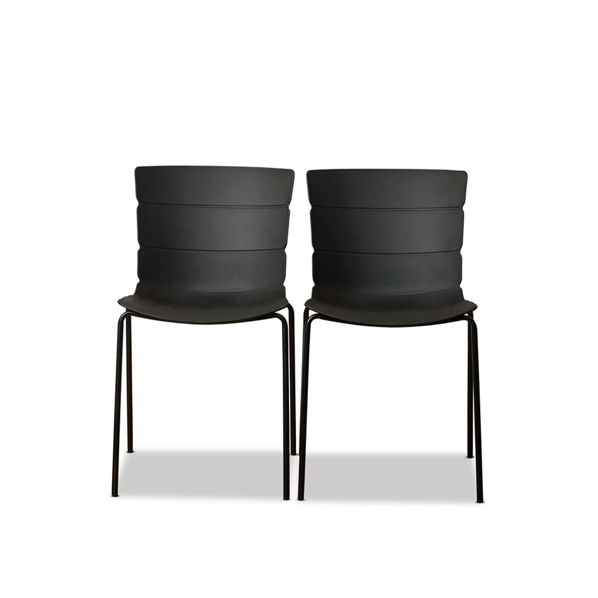Ravello Indoor/Outdoor Dining Chair - Set of Two - Black - Image 10
