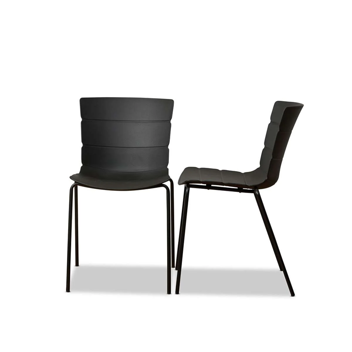 Ravello Indoor/Outdoor Dining Chair - Set of Two - Black - Image 11