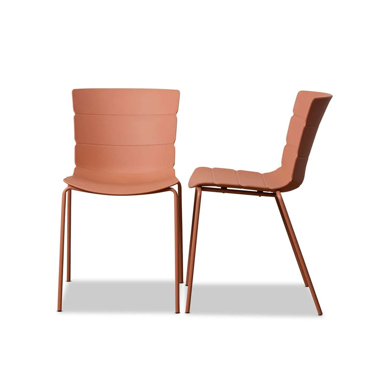 Ravello Indoor/Outdoor Dining Chair - Set of Two - Clay - Image 10
