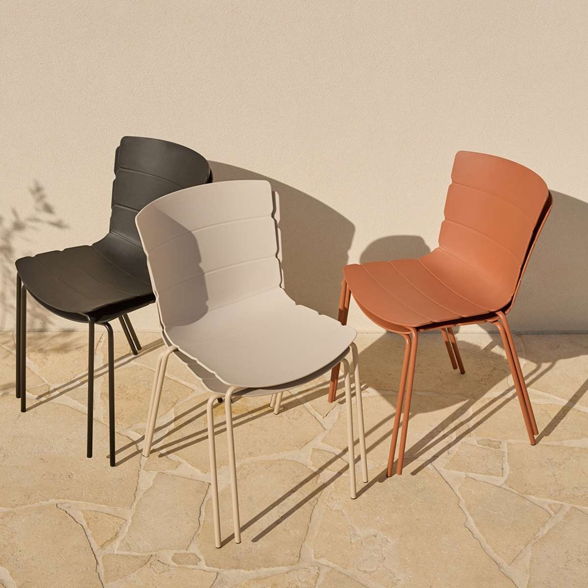 Ravello Indoor/Outdoor Dining Chair - Set of Two - Clay - Image 6