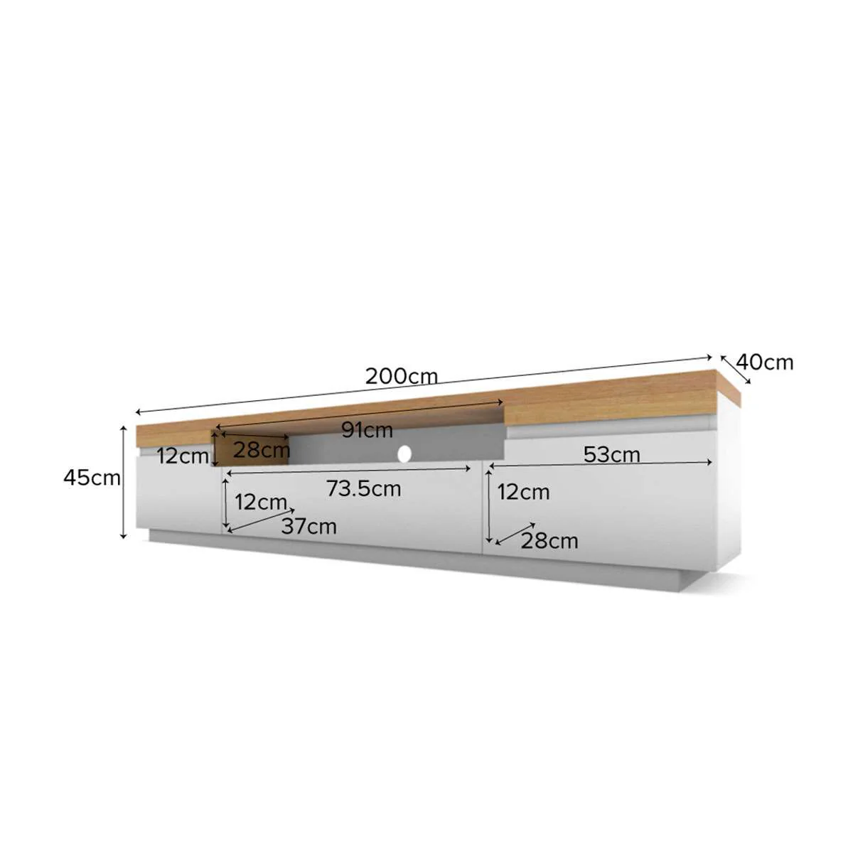 Sadie Entertainment Unit - Large - Image 8