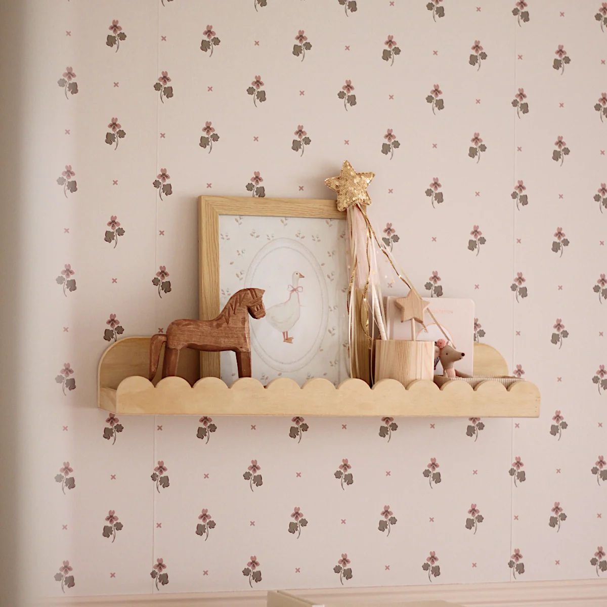 Sarah Scalloped Wall Shelf - Image 3