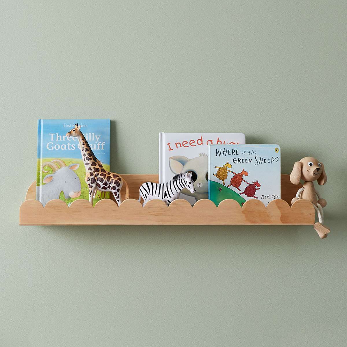 Sarah Scalloped Wall Shelf - Image 4