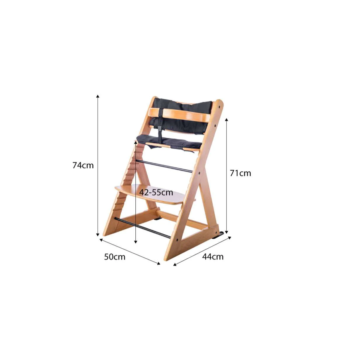 Soho Wooden Highchair - Natural - Image 10