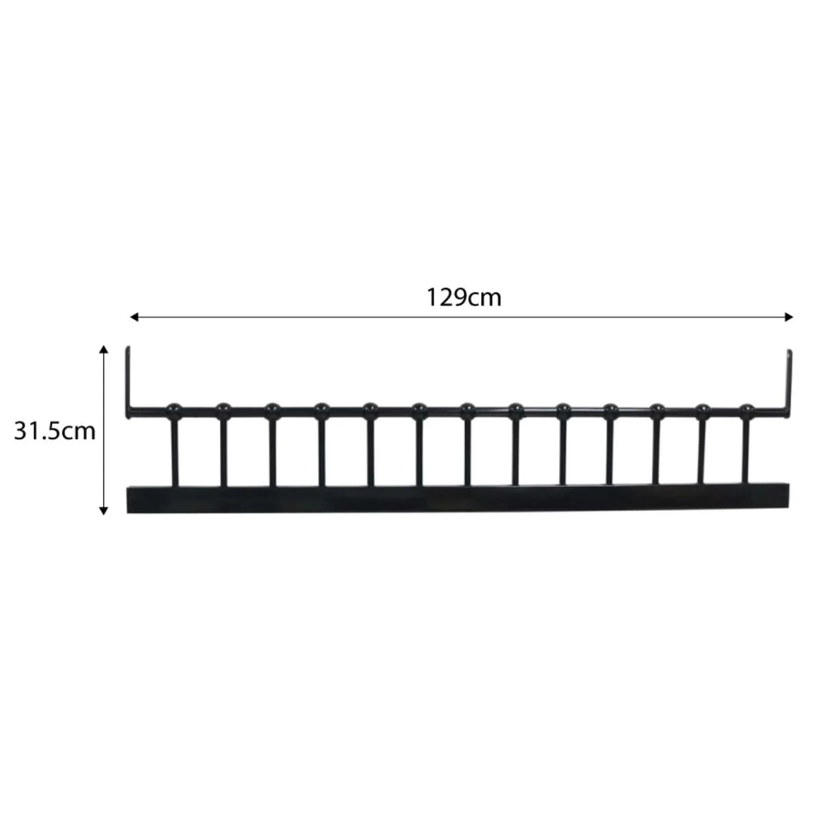 Sonata Cot Toddler Bed Conversion - Black - Image 5