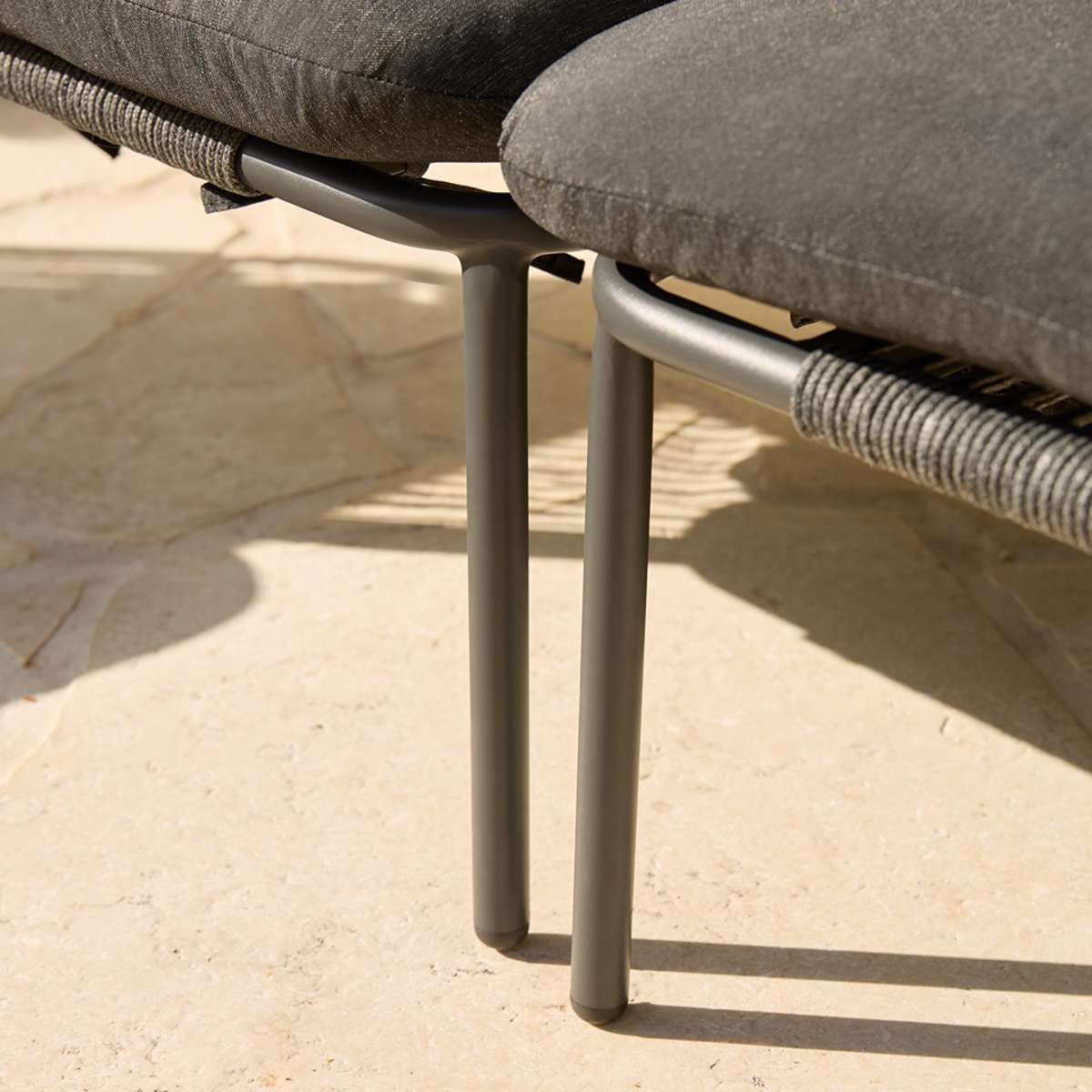 Sorrento Outdoor Two Seater Sofa - Charcoal - Image 6