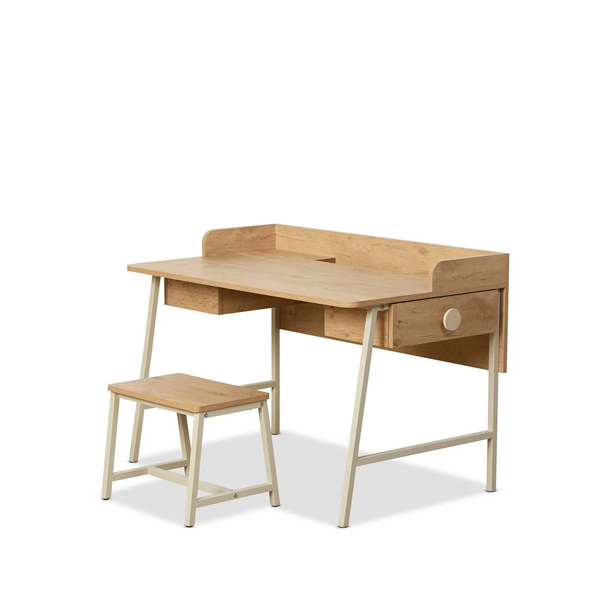 Spotty Craft Table And Stool Set - Cream - Image 11