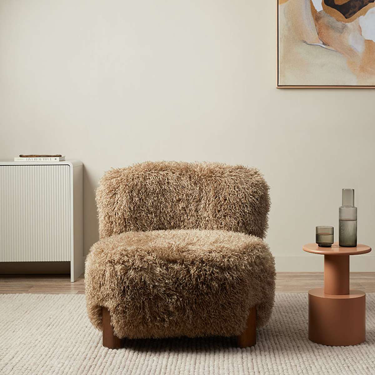 Ted Sherling Occasional Chair - Brown - Image 3