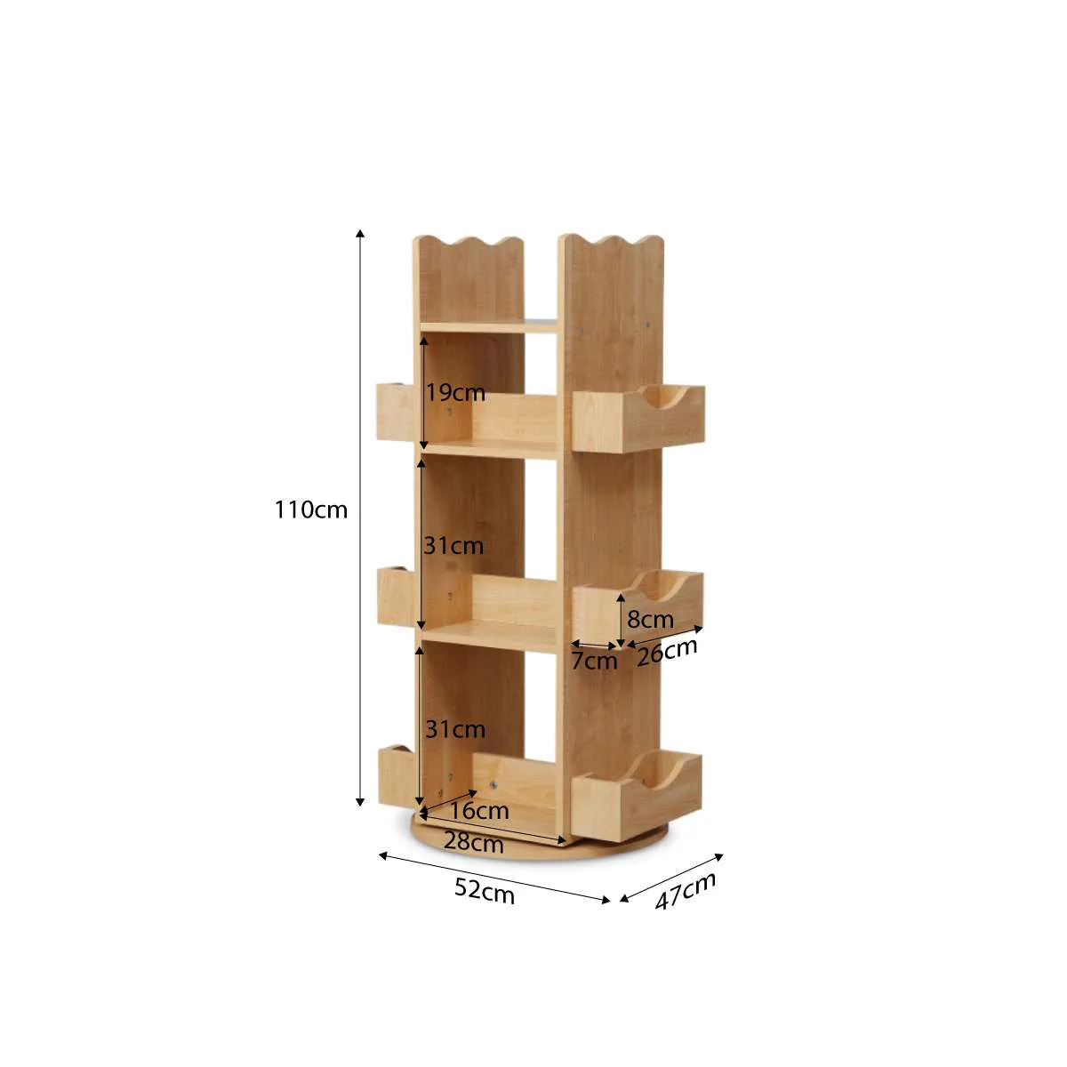 Theo Rotating Bookshelf - Image 12